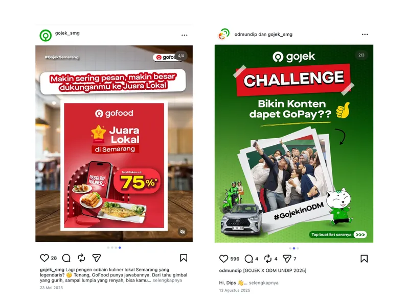 Social Media Management Gojek Semarang Gallery 1