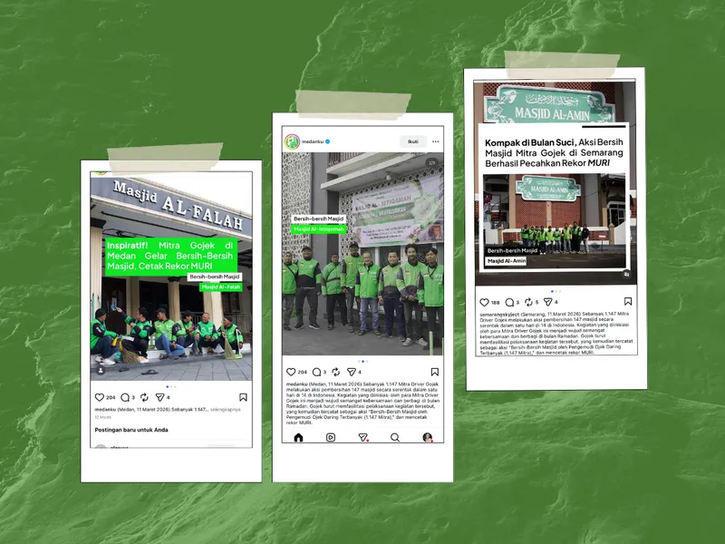 Mitra Gojek Bersih-Bersih Masjid Gallery 1