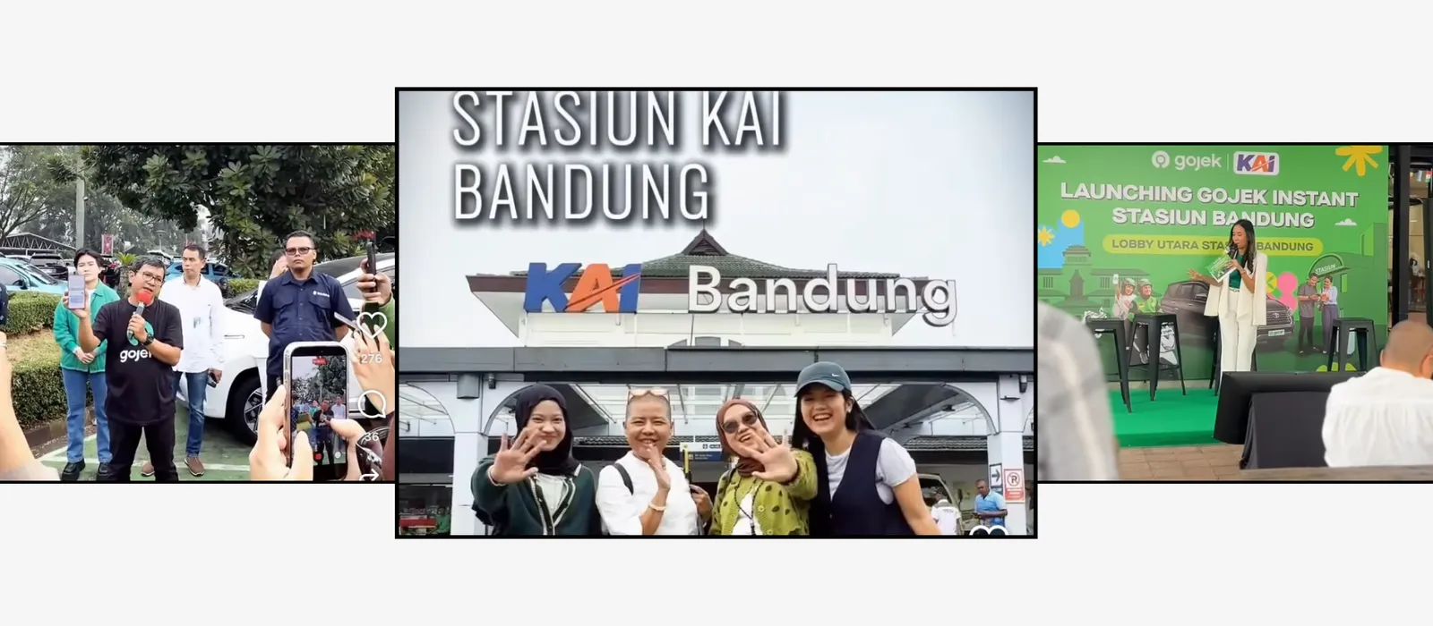 Launching Gojek Instant Stasiun Bandung Hero