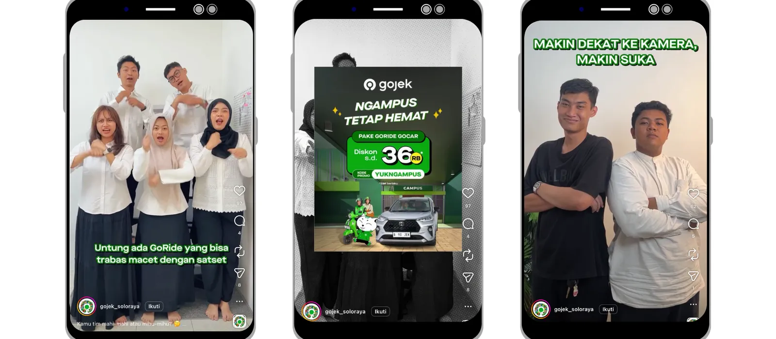 Social Media Management Gojek Solo Hero