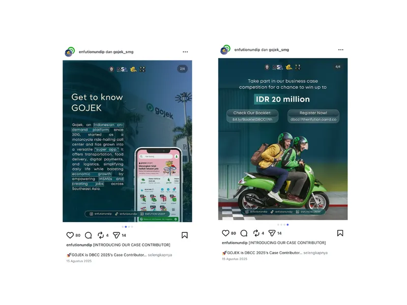 Social Media Management Gojek Semarang Gallery 2