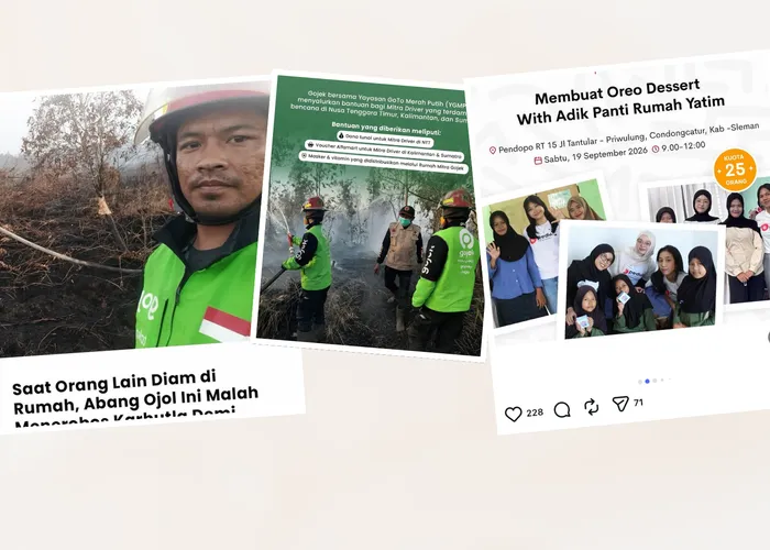 Bantuan GoTo x YGMP untuk Karhutla