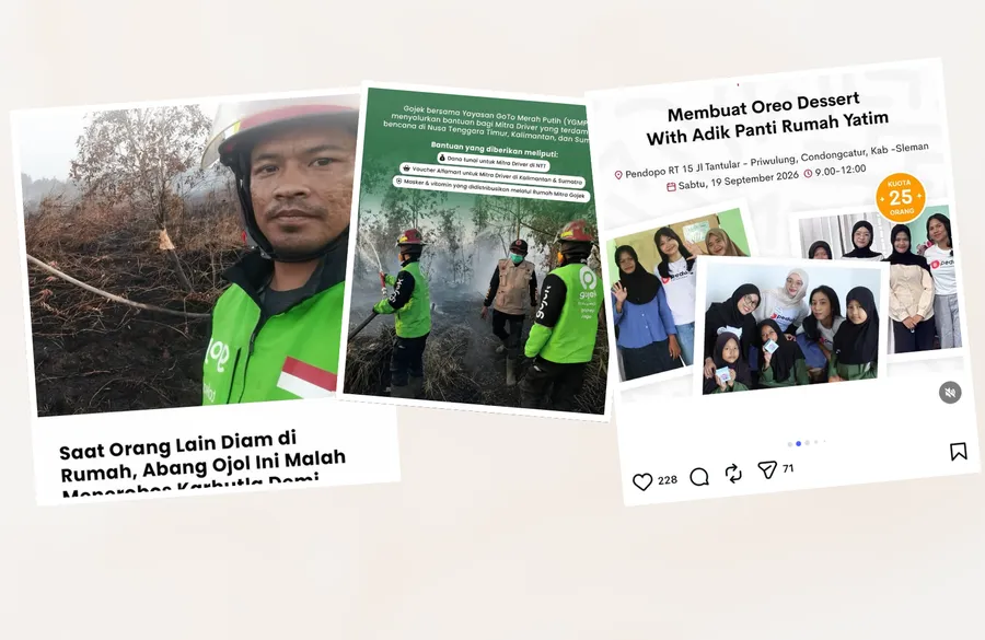 Bantuan GoTo x YGMP untuk Karhutla